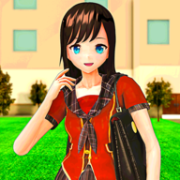动漫女孩高中模拟器3D